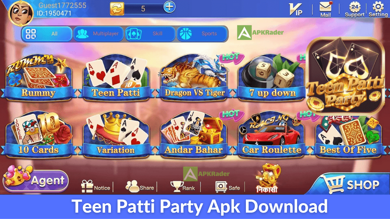 Teen Patti Party Apk Download & Get Rs.100 Cash Bonus