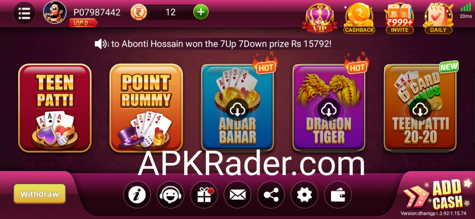 Dhani Teen Patti App - Apkrader