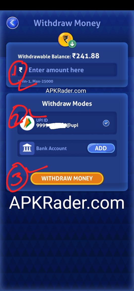 ludo supreme gold withdraw money