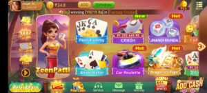 Available Game in Teen Patti Circle Apk List