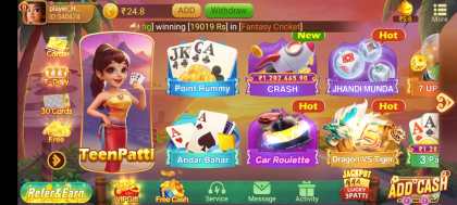 Available Game in Teen Patti Circle Apk List