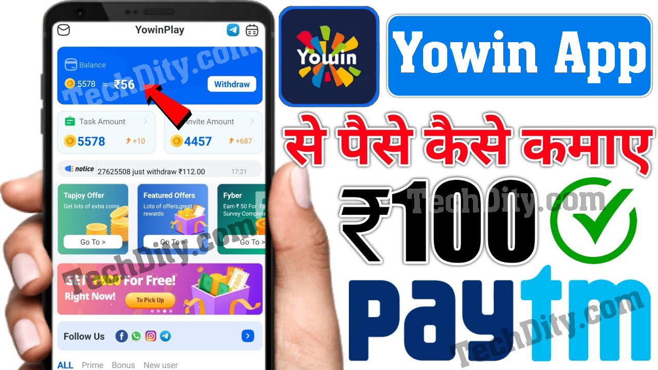 Yowin App Download | New Yowin Colour Prediction App 2023